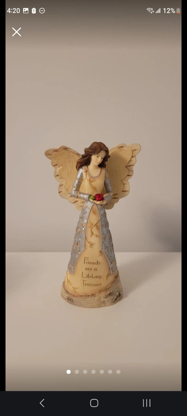 Friends are a Lifelong Treasure Angel Figurine