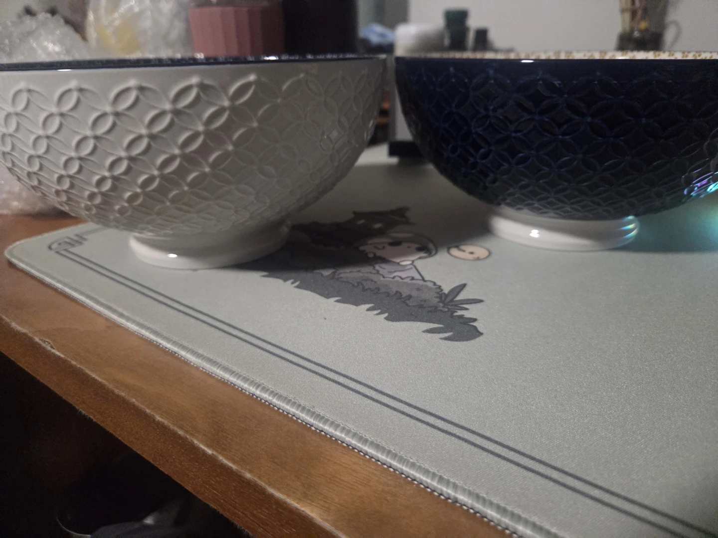 Simons Maison Set of Two Patterned Ceramic Bowls - photo 2