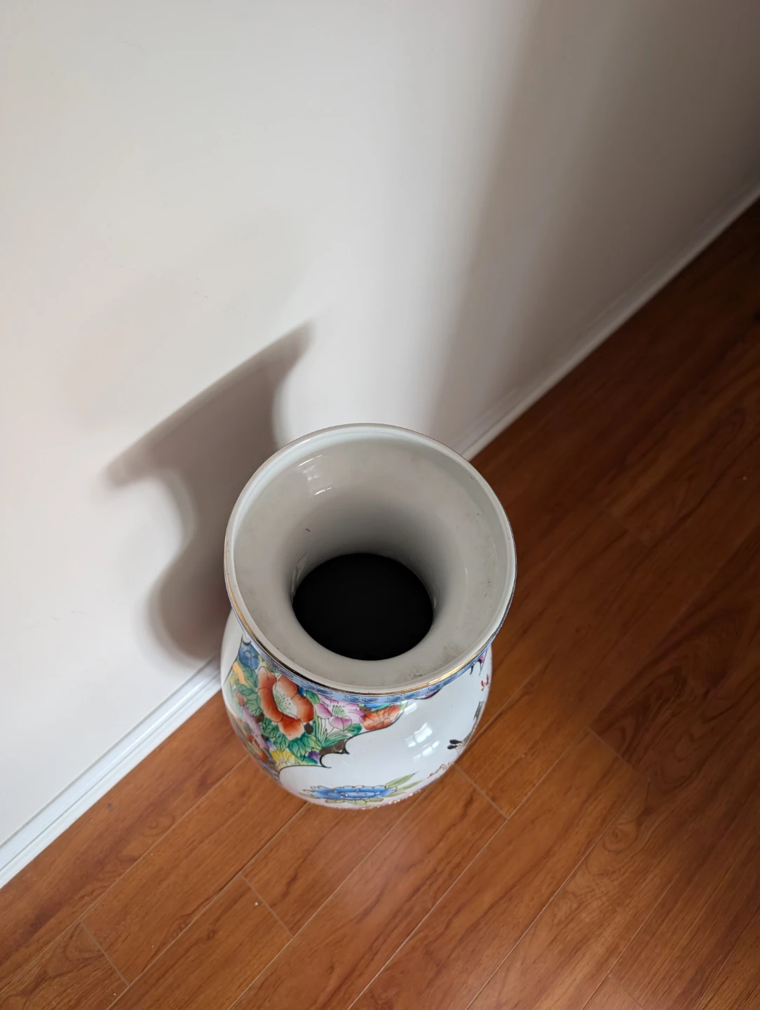 ANTIQUE PORCELAIN LARGE CERAMIC VASE - photo 3
