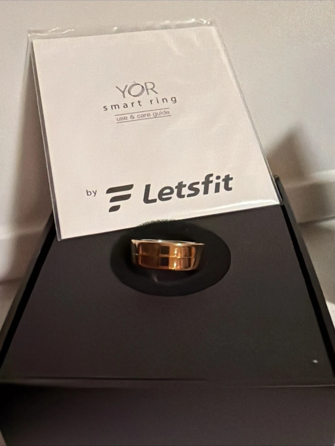 Smart Ring (Rose Gold) Size 10 Fitness Tracker