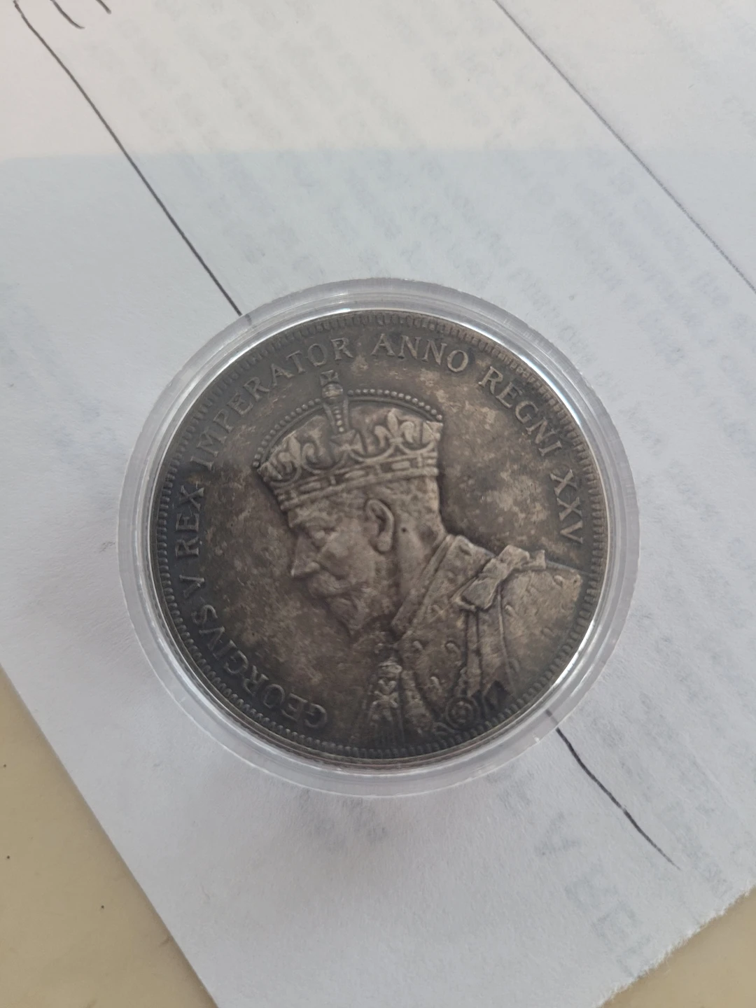 1935 Canadian Silver Dollar Coin