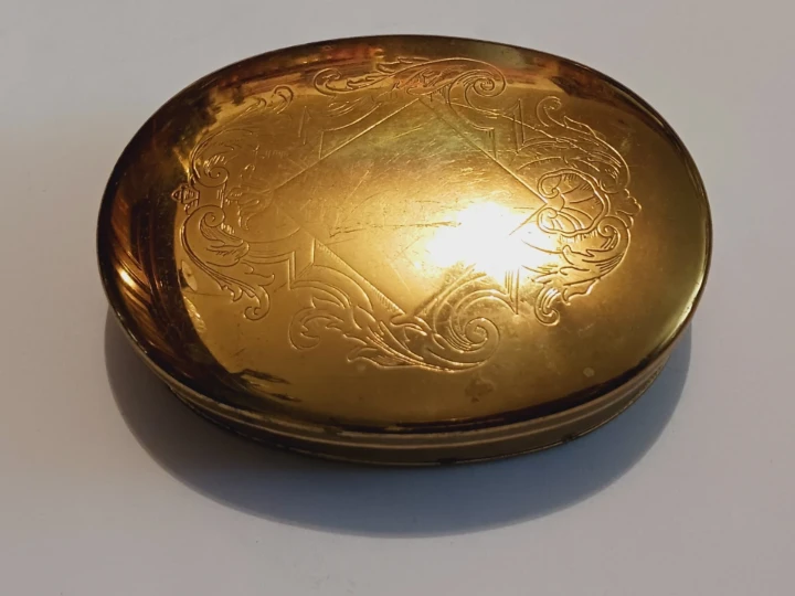 Gorgeous Williamsburg Brass Trinket Box