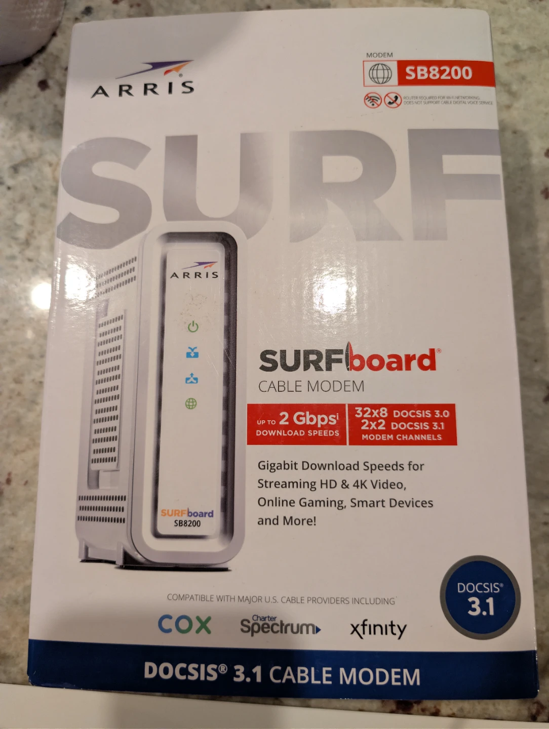 Arris Surfboard SB8200 Cable Modem