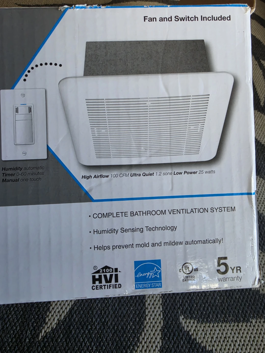 DewStop Breeze Easy Bathroom Ventilation System