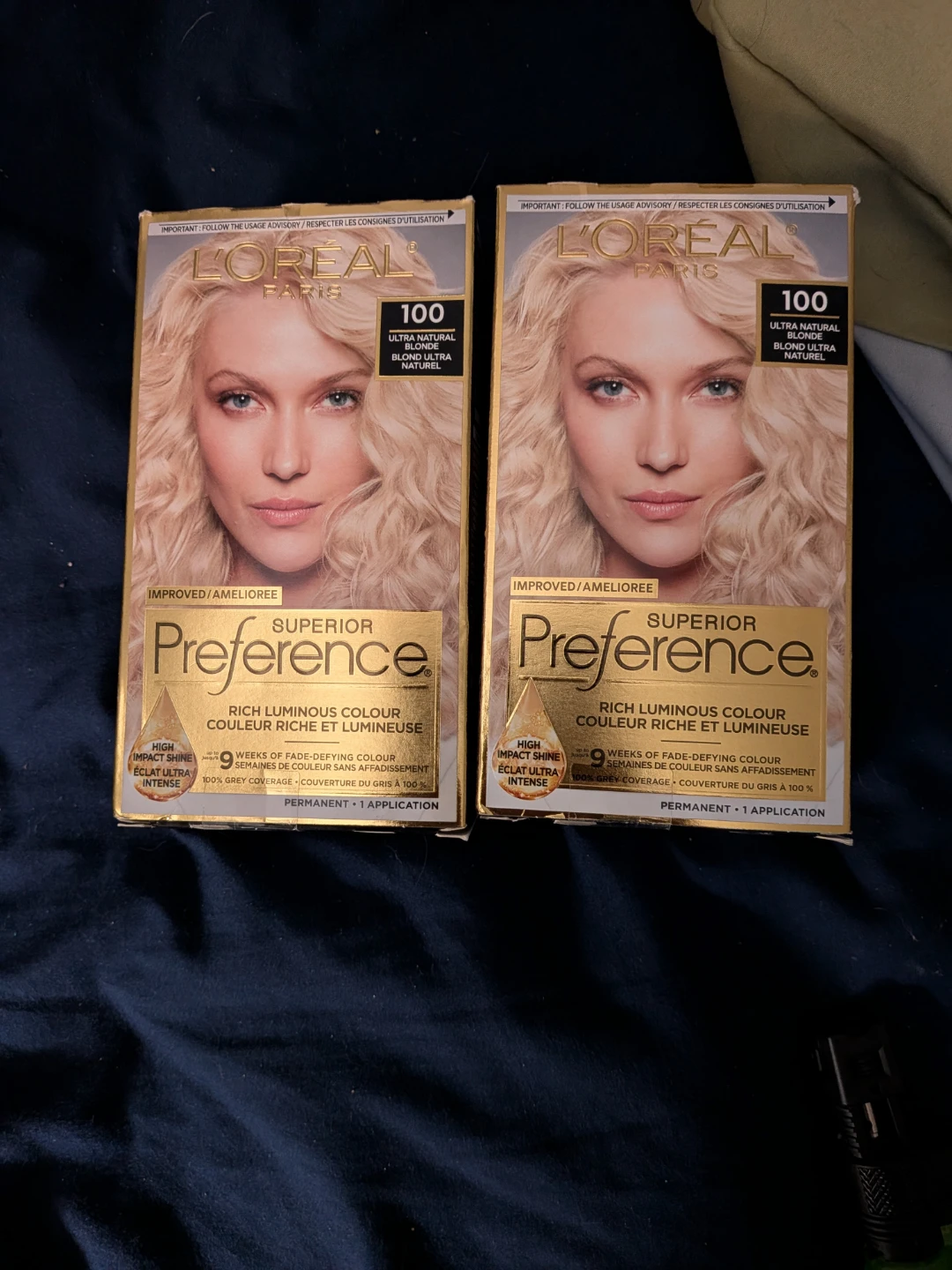 2 Boxes L'Oreal Superior Preference 100 Ultra Natural Blonde