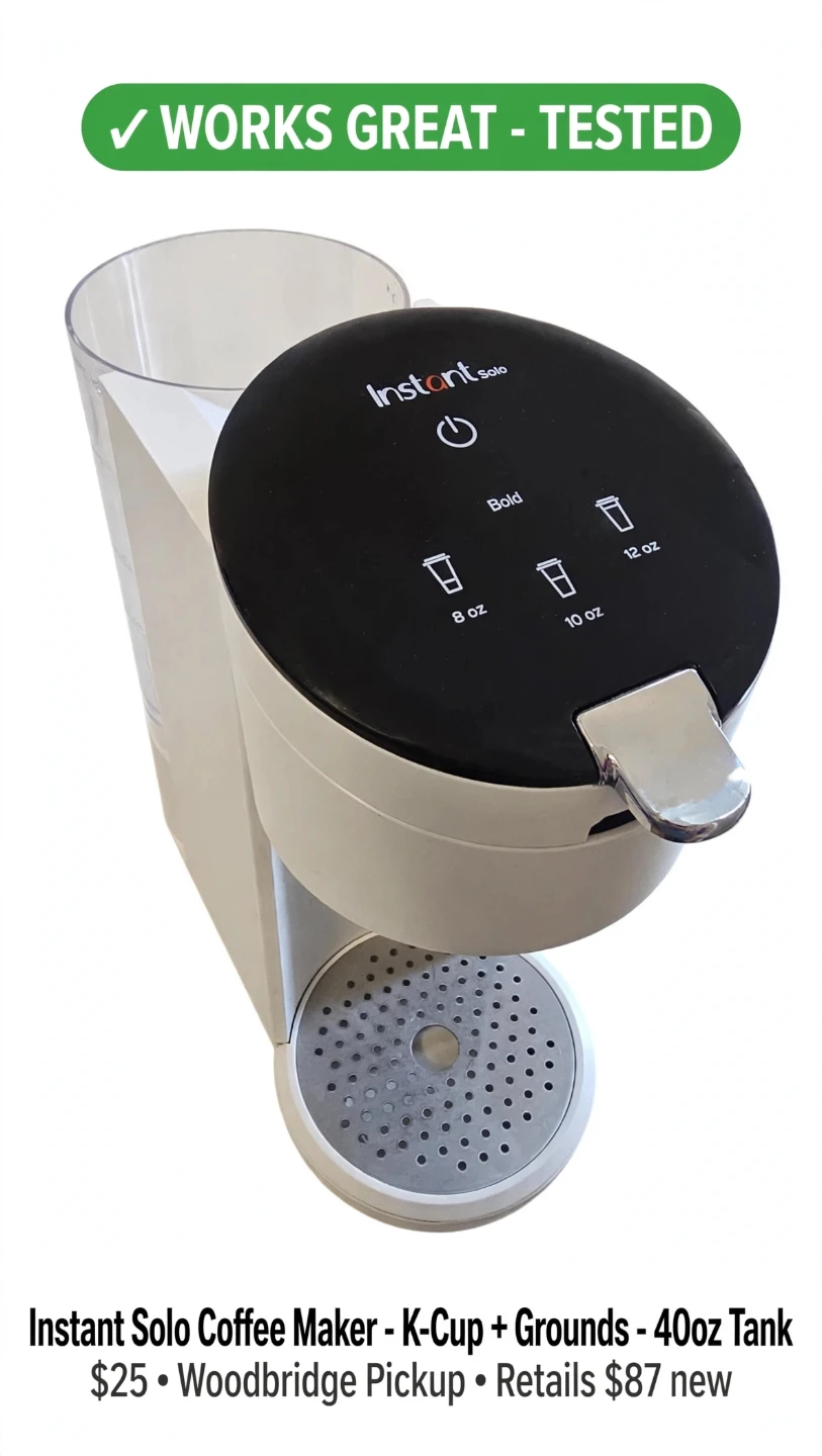 Instant Solo Coffee Maker - $25 - Woodbridge