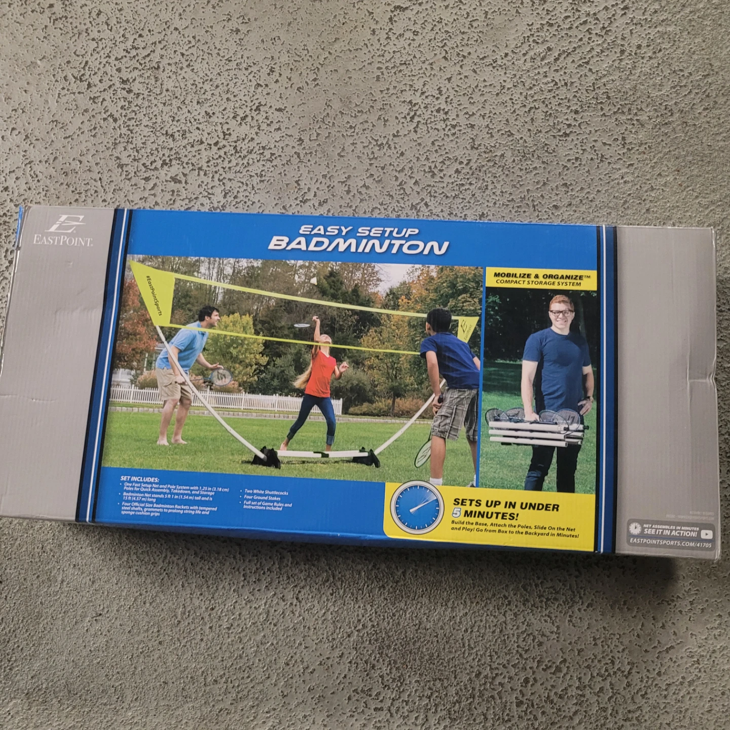 EastPoint Sports Easy Setup Badminton Set
