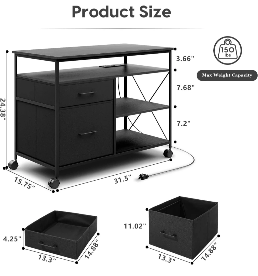 Office Organizer / Printer Stand - photo 5