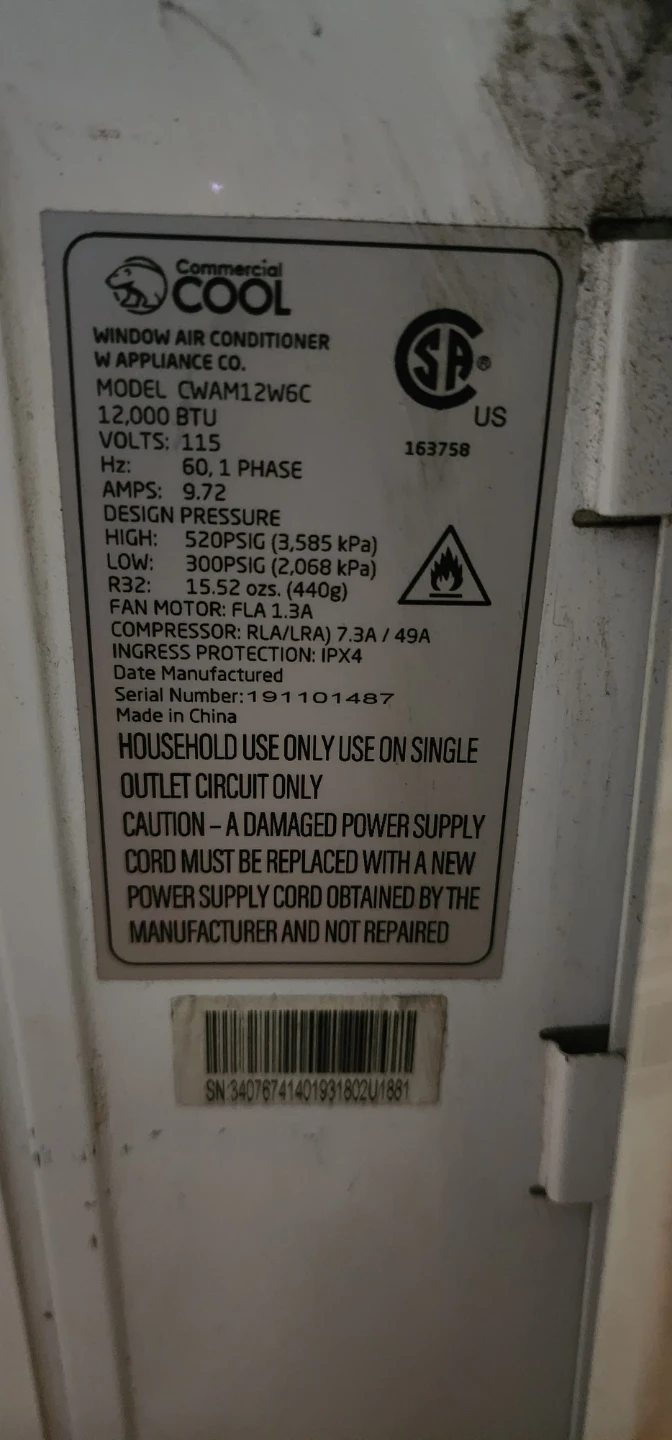 Cool 12,000 BTU Window Air Conditioner - photo 3