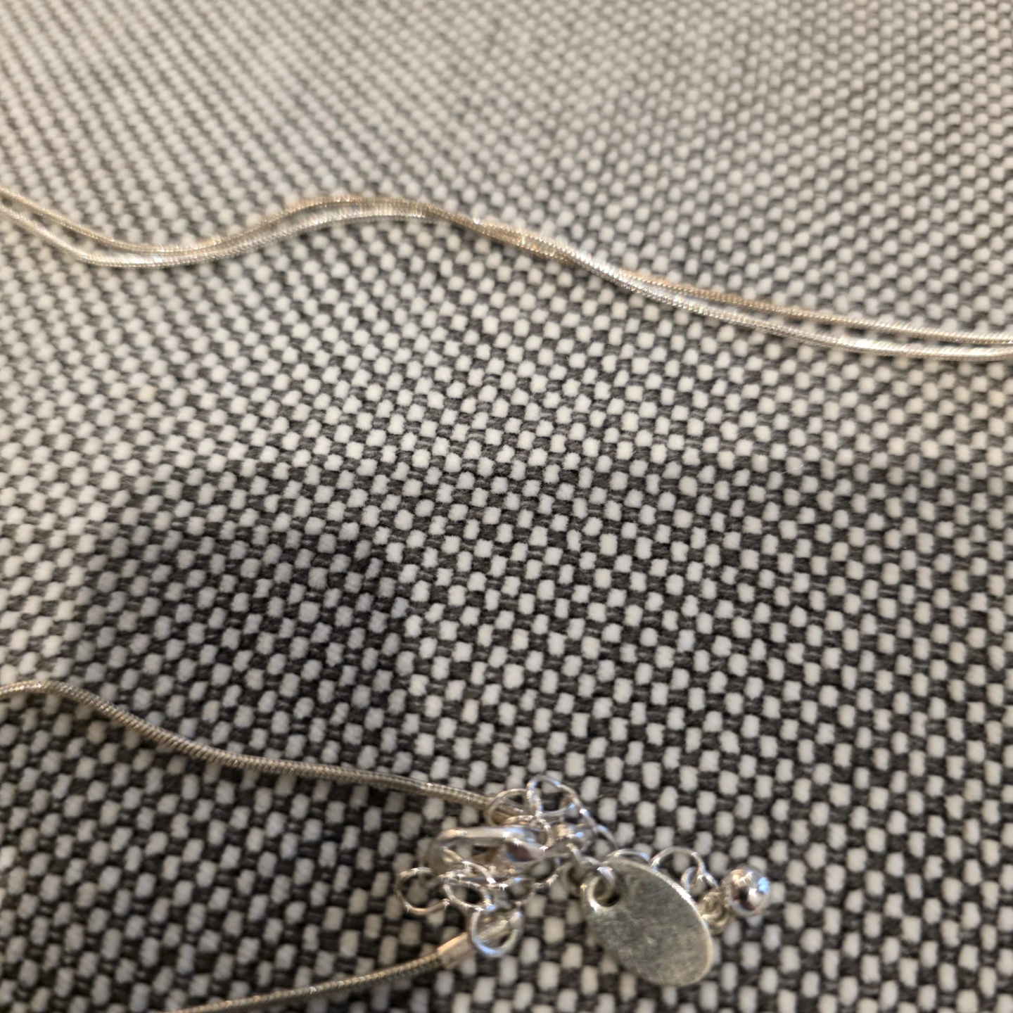 Silver-tone Necklace with Beaded Accent - photo 4