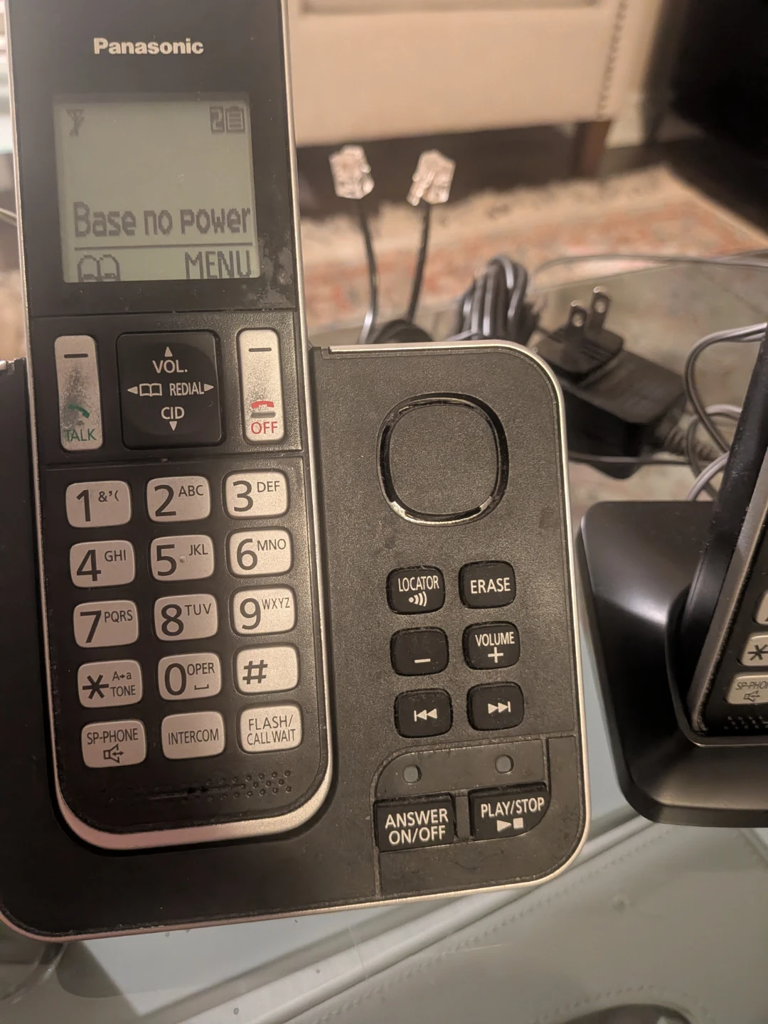 Panasonic Cordless Phone System with 3 Handsets - photo 2