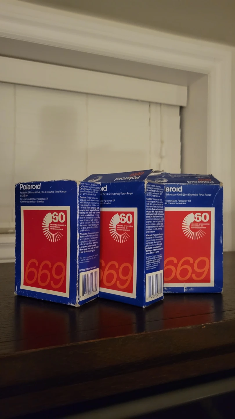 Vintage Polaroid Polacolor ER Type 669 Instant Film. $75 Each