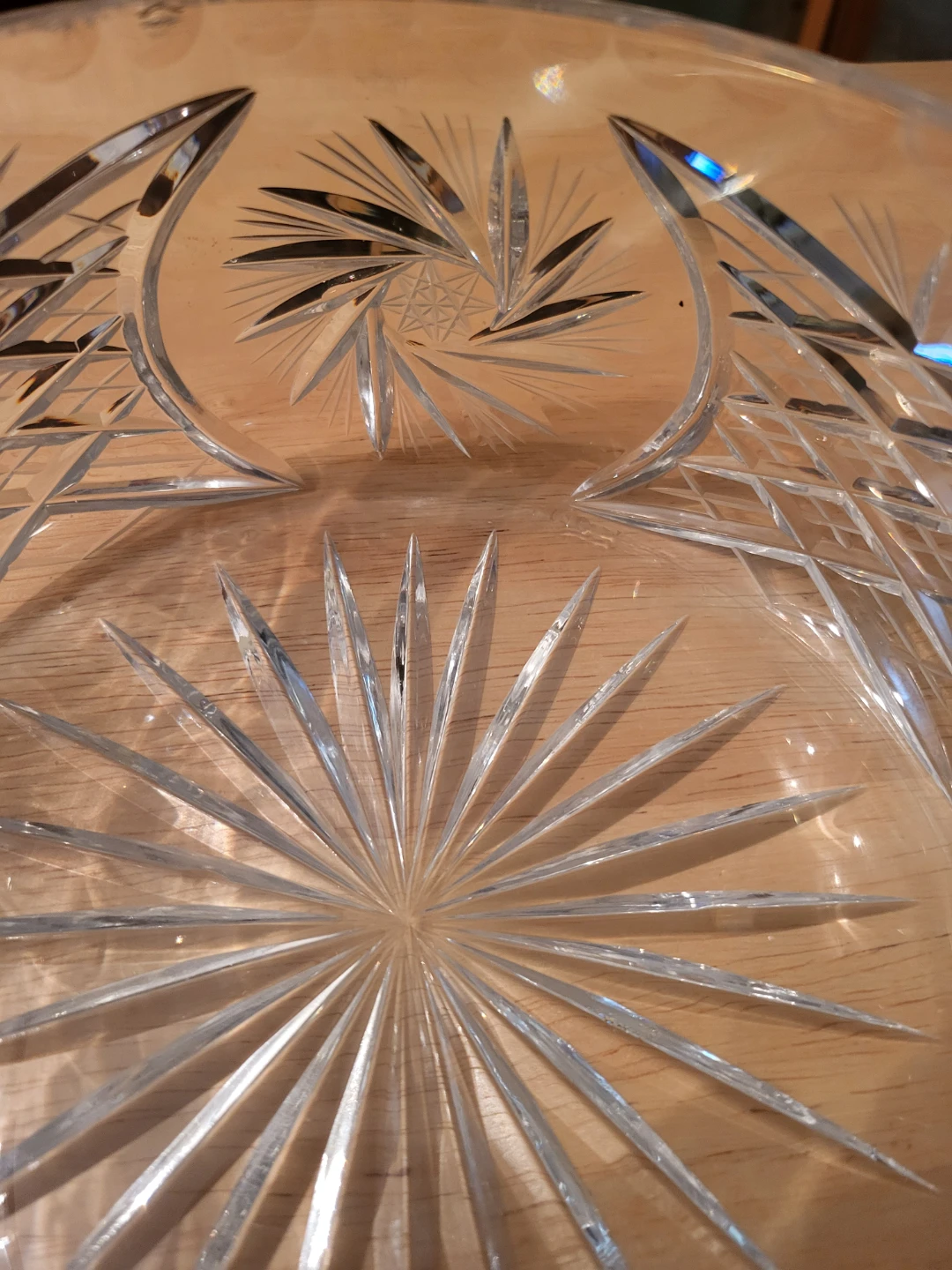 Cut Crystal Glass Bowl - photo 4
