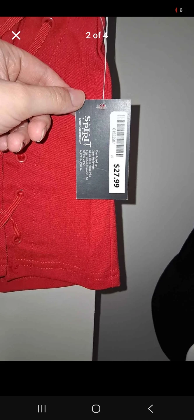Spirit Red Lace-Up Shorts - photo 3
