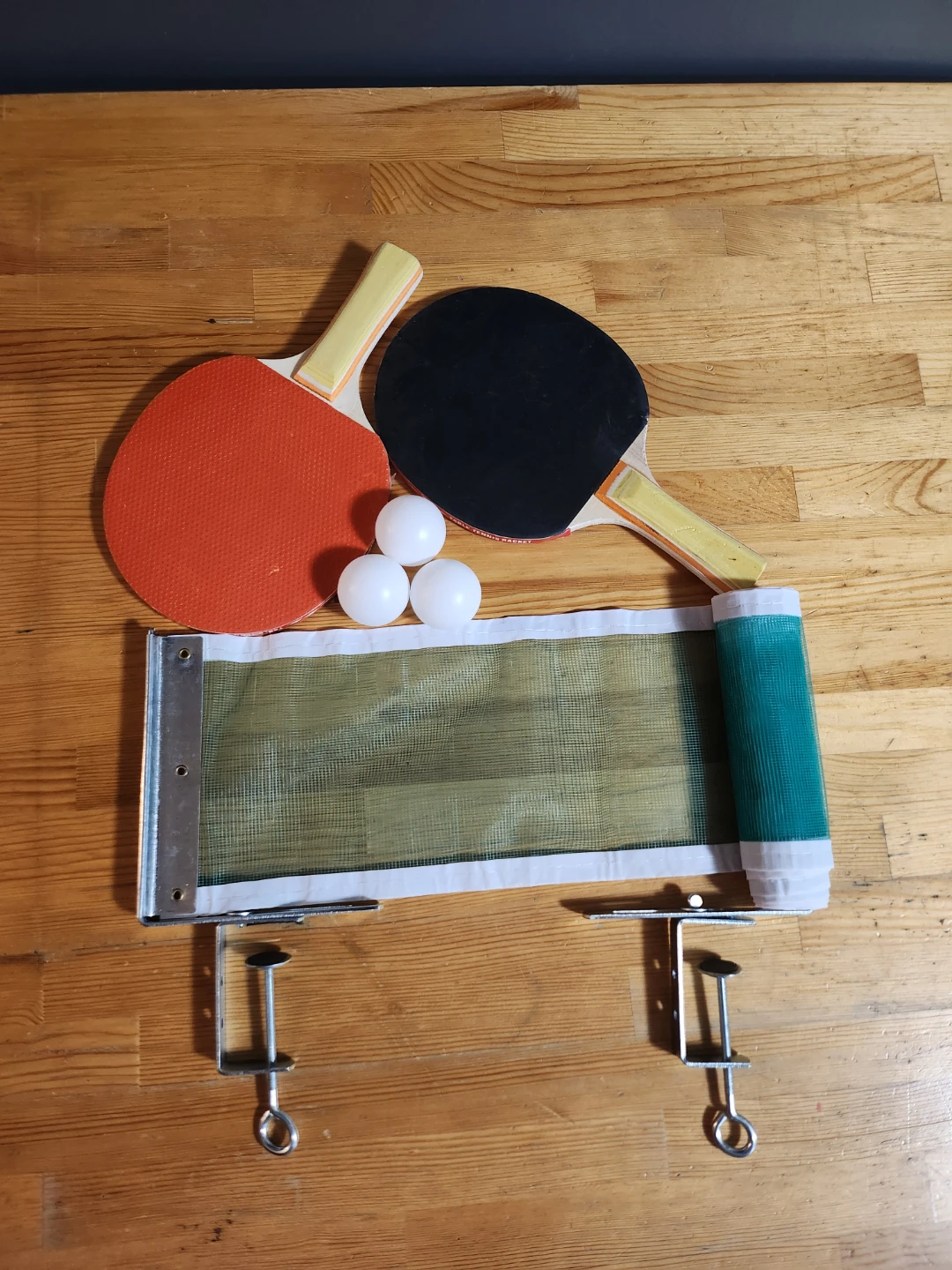 Table Tennis Set with Paddles, Balls, and Net - photo 5