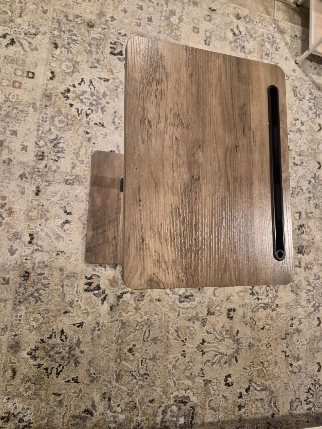 Adjustable Side Table with Wood Finish - photo 3