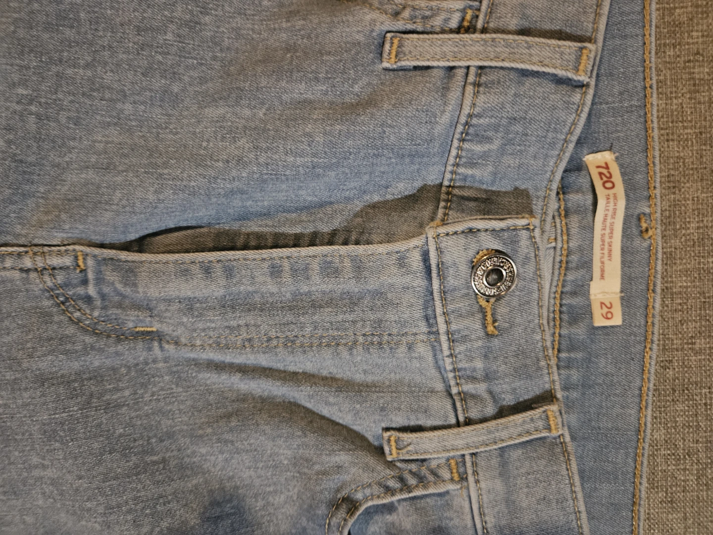 Levi's 720 High Rise Super Skinny Jeans - photo 3