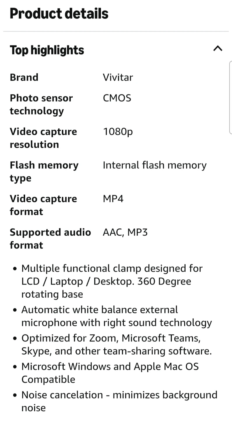 Clip on Webcam Camera - photo 4