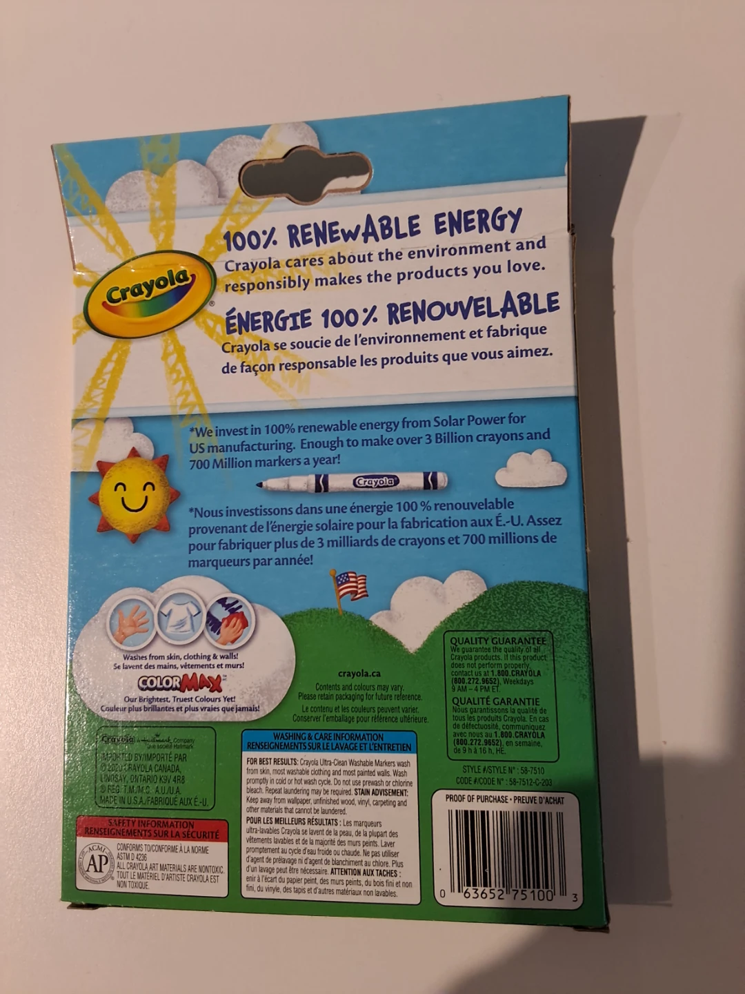 Crayola Ultra-Clean Washable Markers, 12 Pack - photo 2