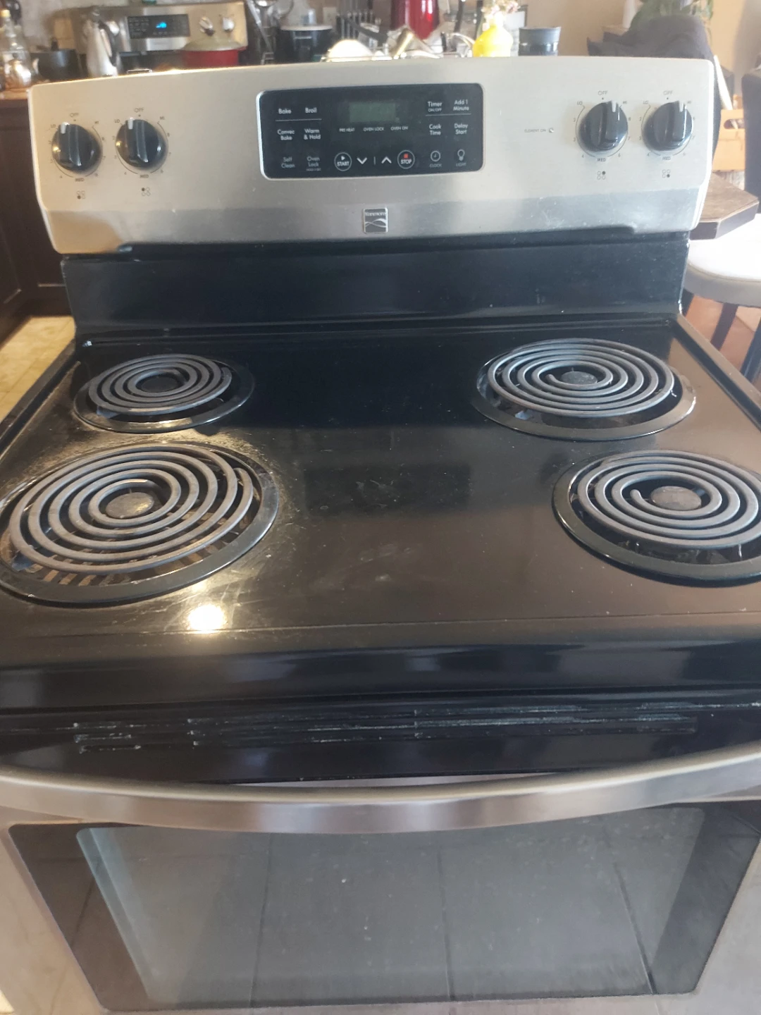 Kenmore Electric Coil Top Stove with Oven