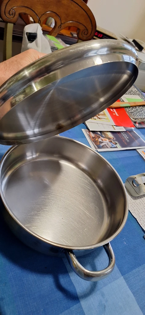 Stainless Steel Shallow Pan - photo 2