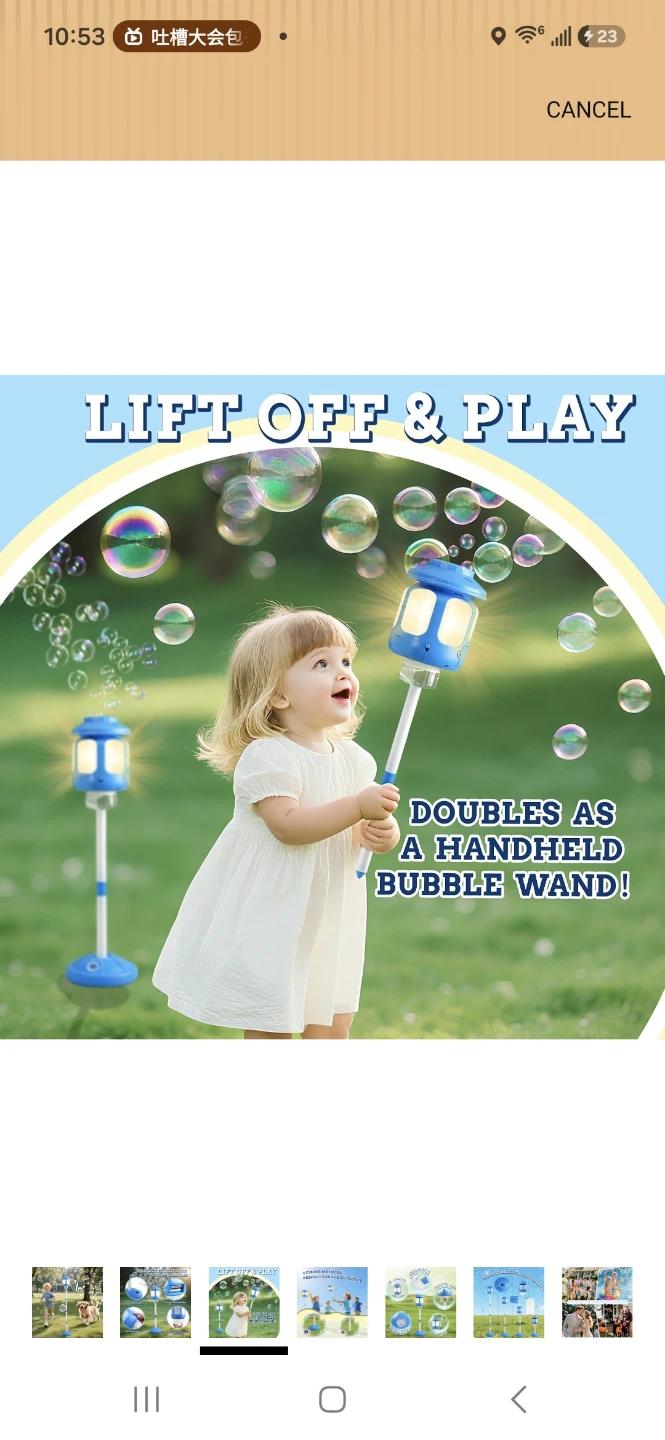 PINK Automatic Bubble Machine with LED Lights and Music - photo 3