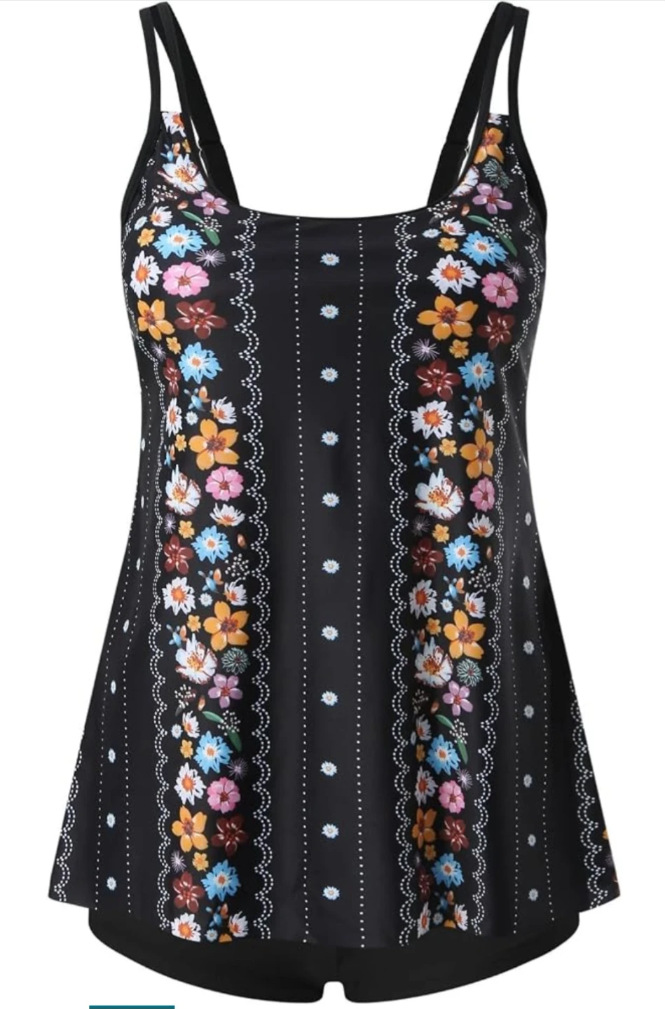 New 4XL Woman's Floral Tankini Swimsuit - photo 3