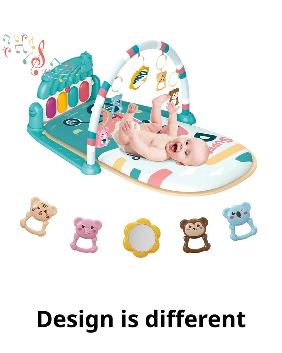 Baby Play Mat with Piano and Gym Arch