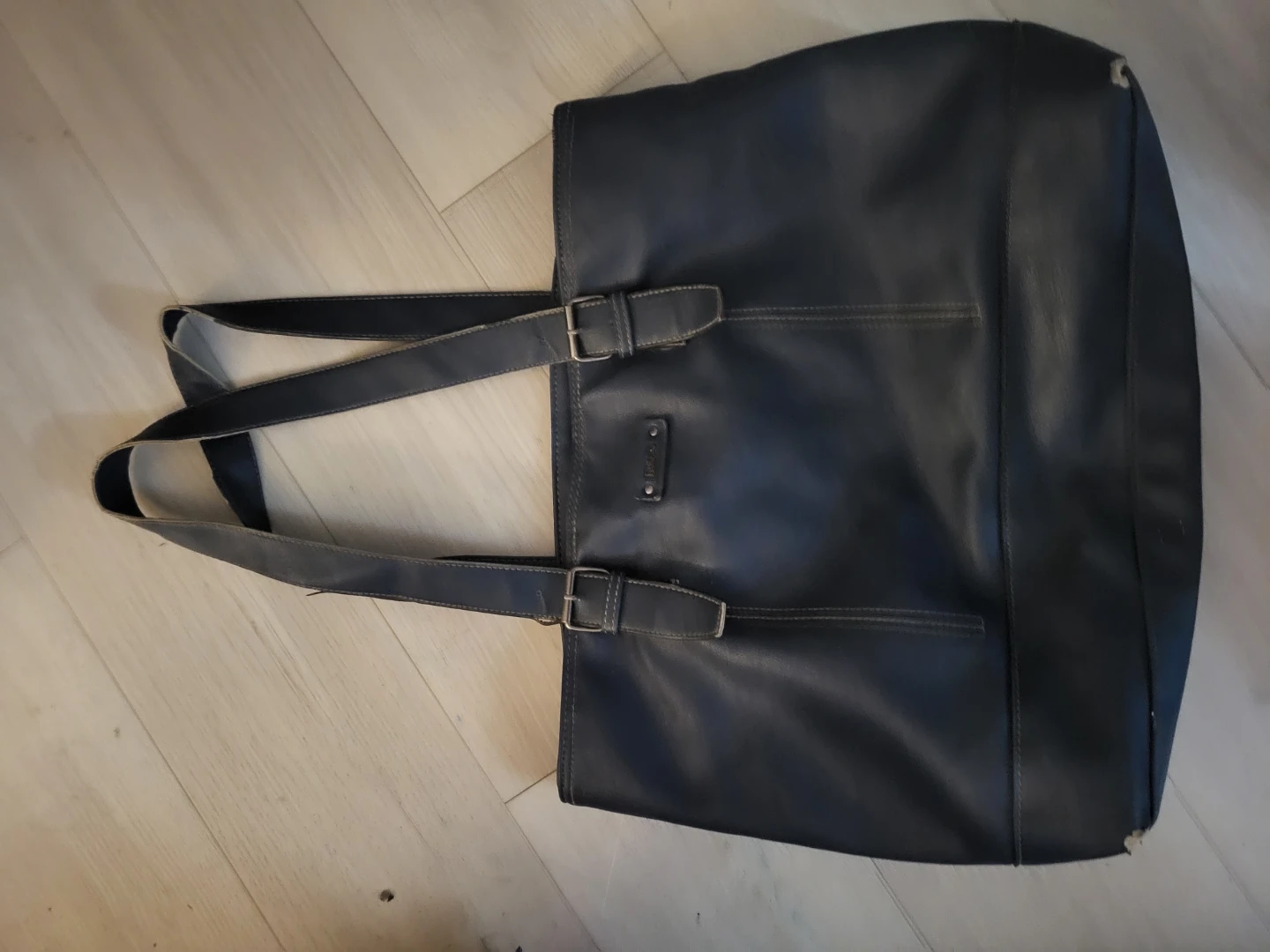 Roots Navy Blue Tote Bag