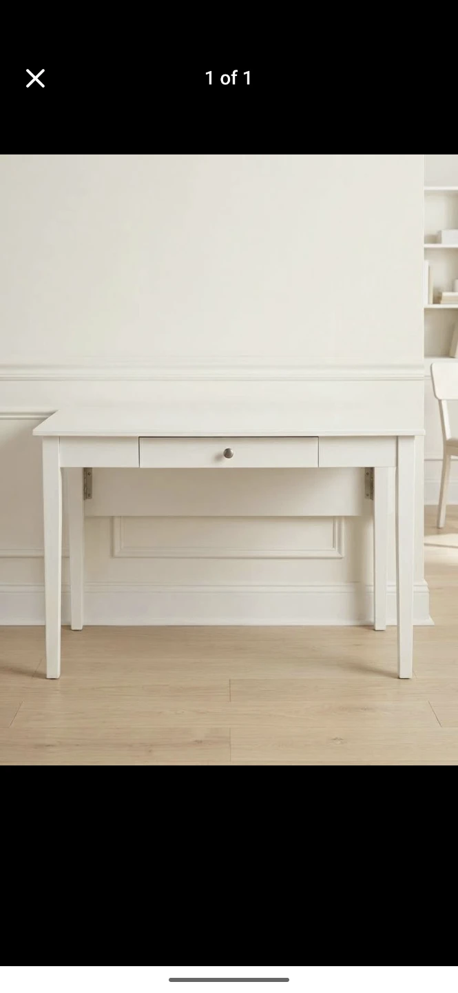 Ikea White Wooden Desk