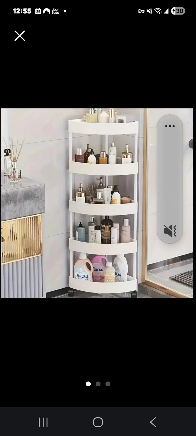 5 tier corner shelf products/washroom - photo 2