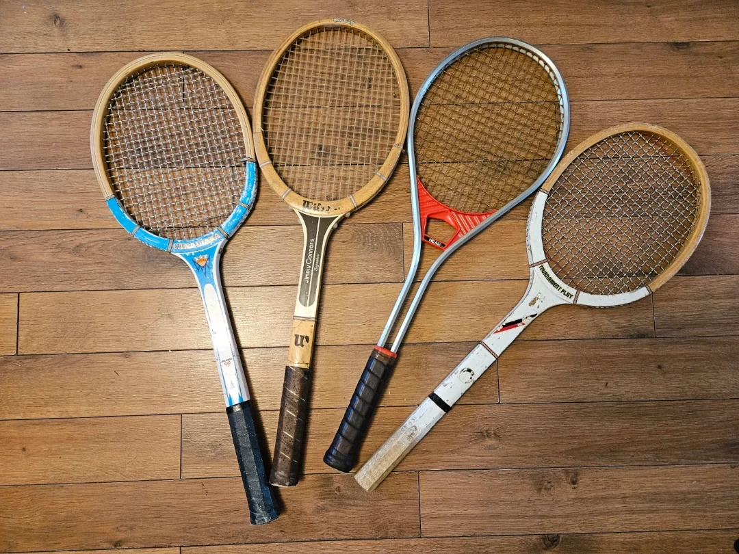 4 vintage Tennis Racquets $5 each