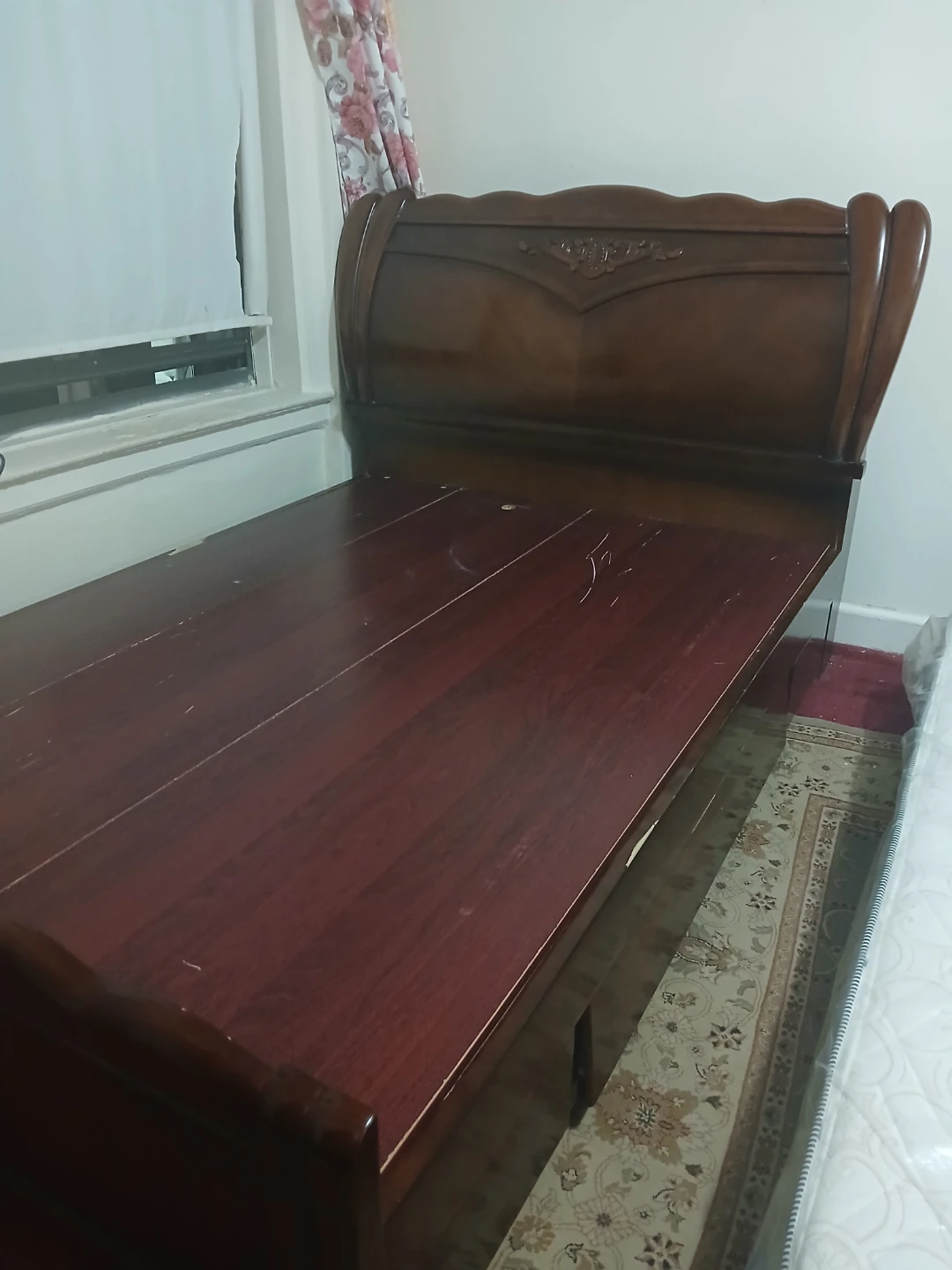 Dark Wood full size Bed Frame🏈 - photo 4