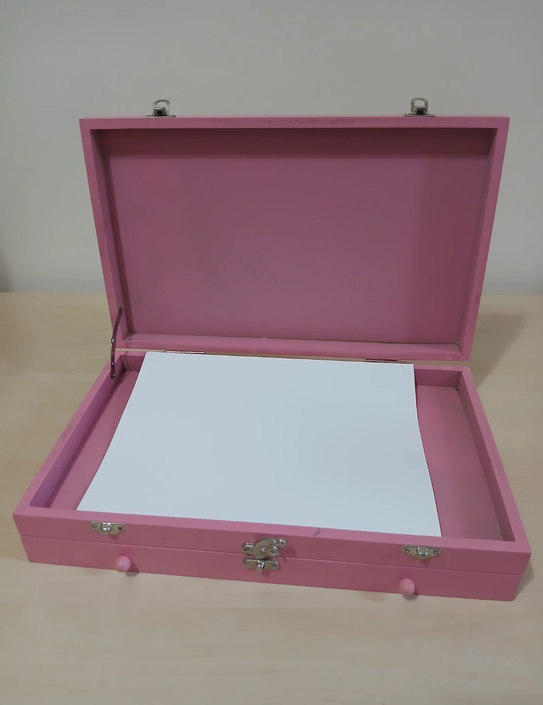 Crayola Crayon Set in Pink Wooden Case 🏈