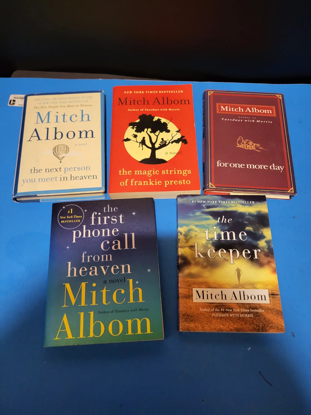Set of 5 Mitch Albom Book Novels