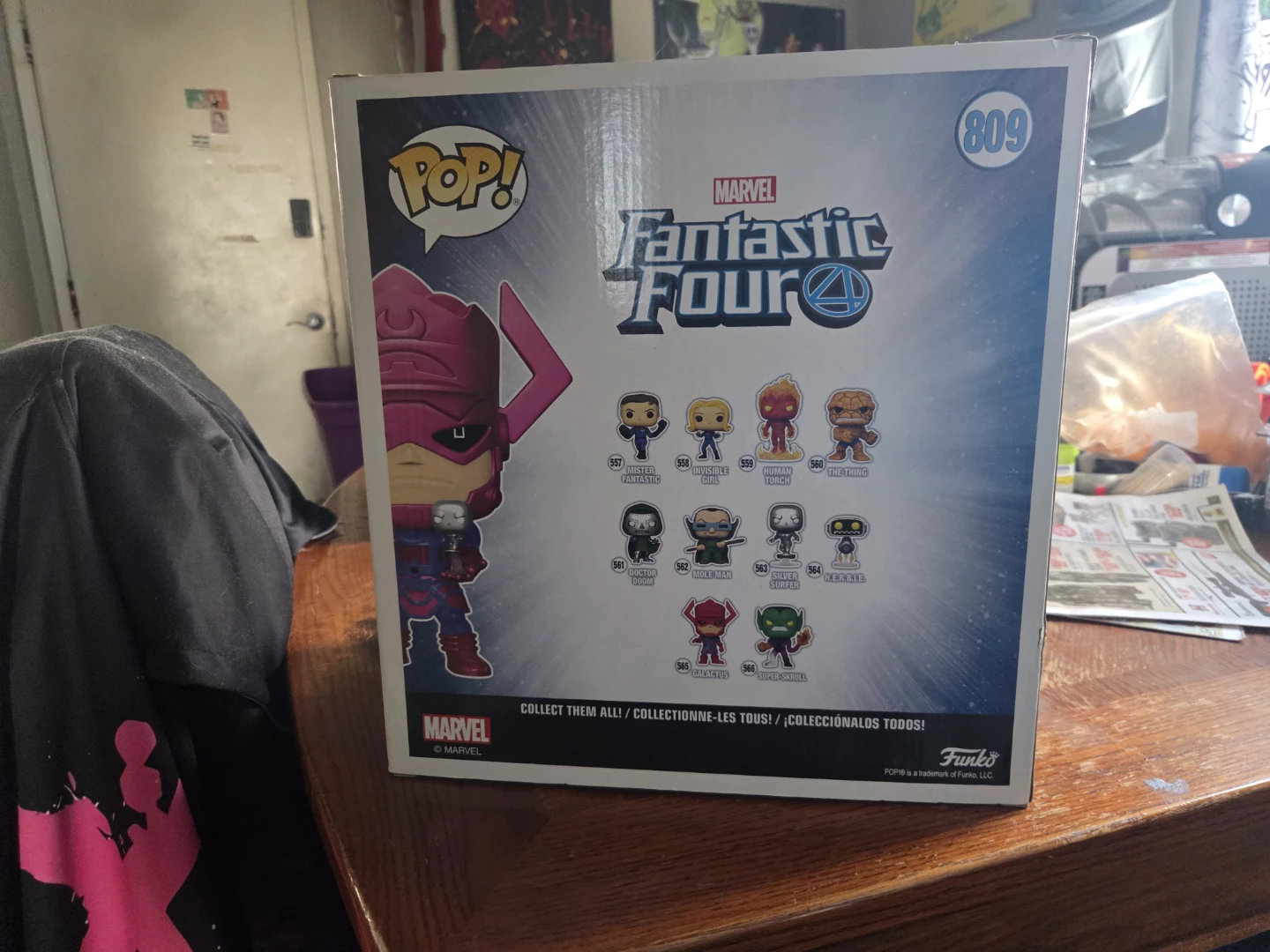 Funko Pop Marvel Fantastic Four Galactus with Silver Surfer - photo 2