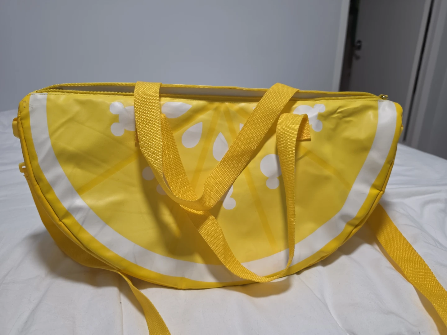Disney Store 2018 Lemon Wedge Mickey Mouse Cooler Bag 20"
