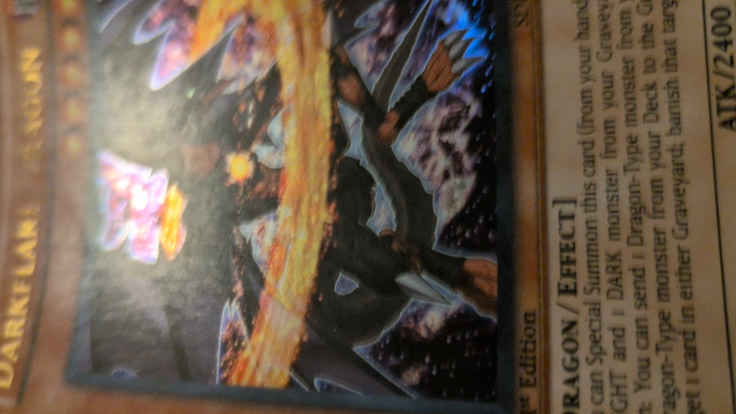 Darkflare Dragon Yu-Gi-Oh! Card SDDC-EN002 - photo 2
