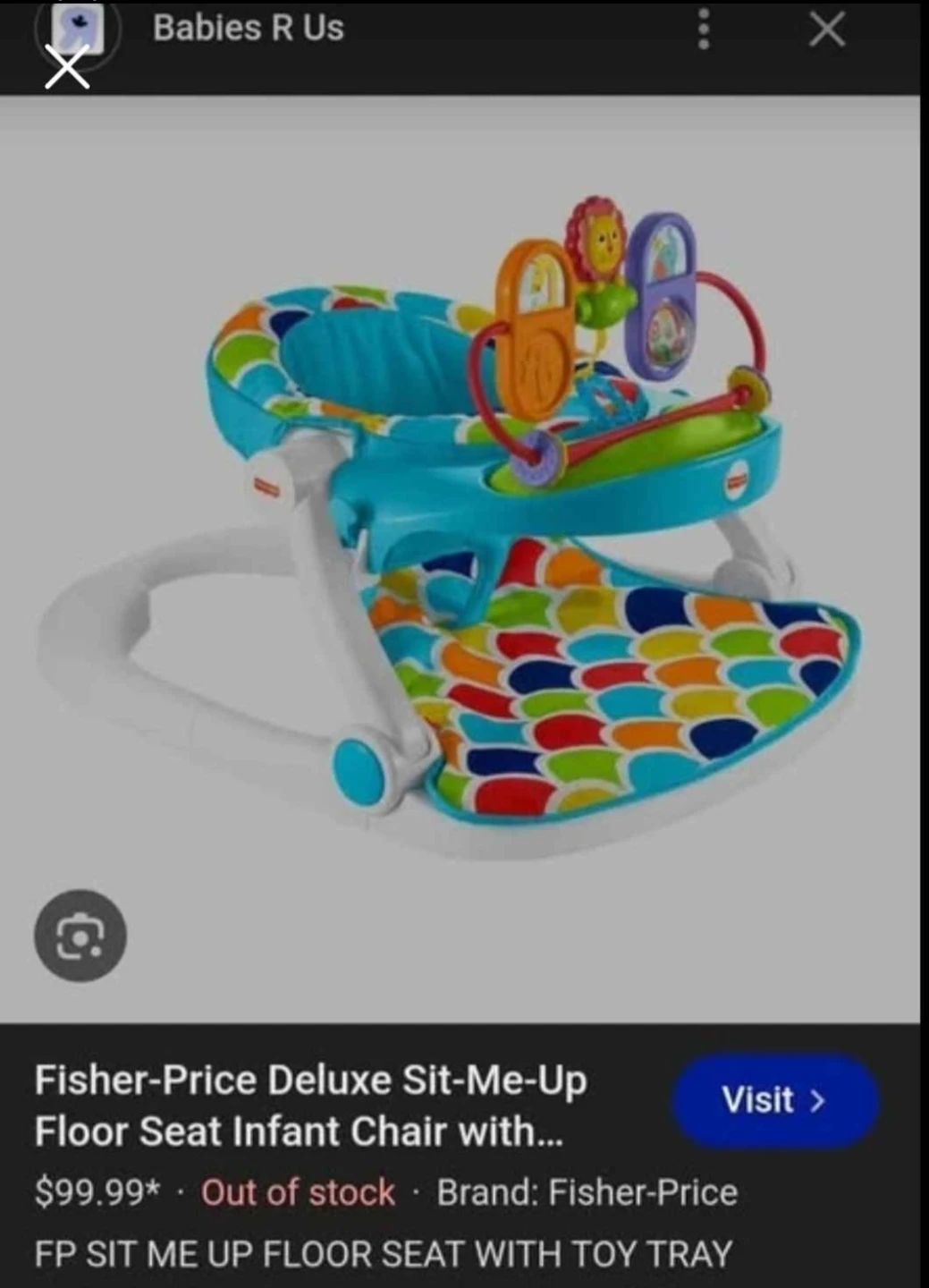 Fisher-Price Deluxe Sit-Me-Up baby Floor Seat - photo 5