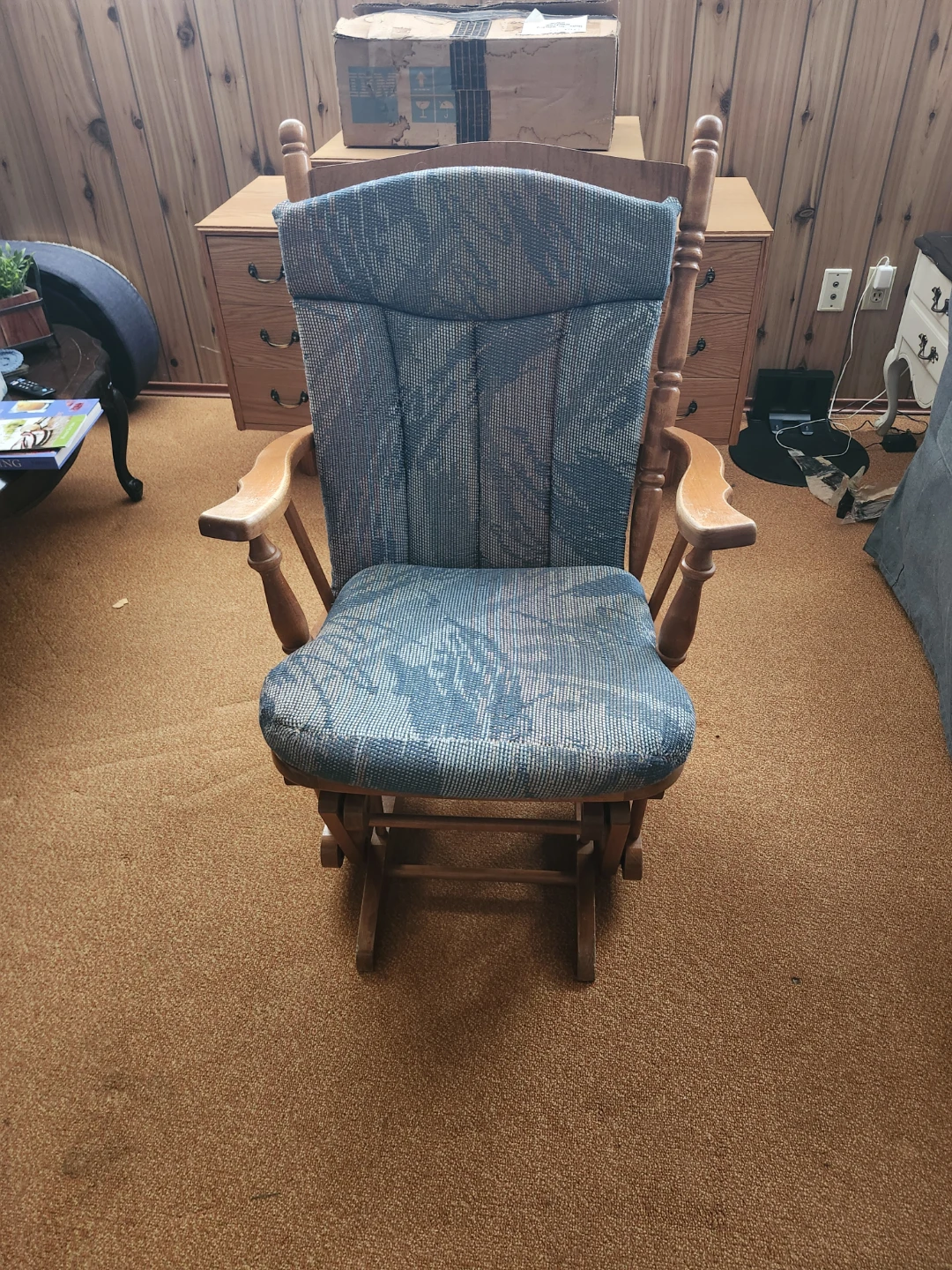 Wooden Glider Rocking Chair - photo 2