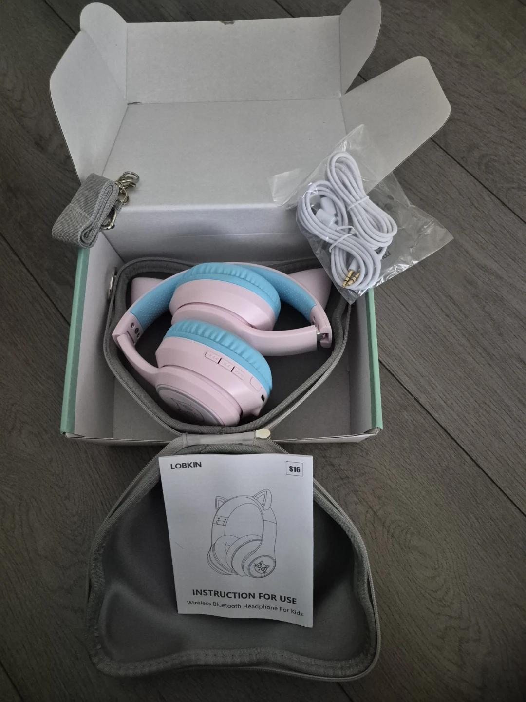 🏈🏉Lobkin S16 Wireless Kids Cat Headphones - photo 3