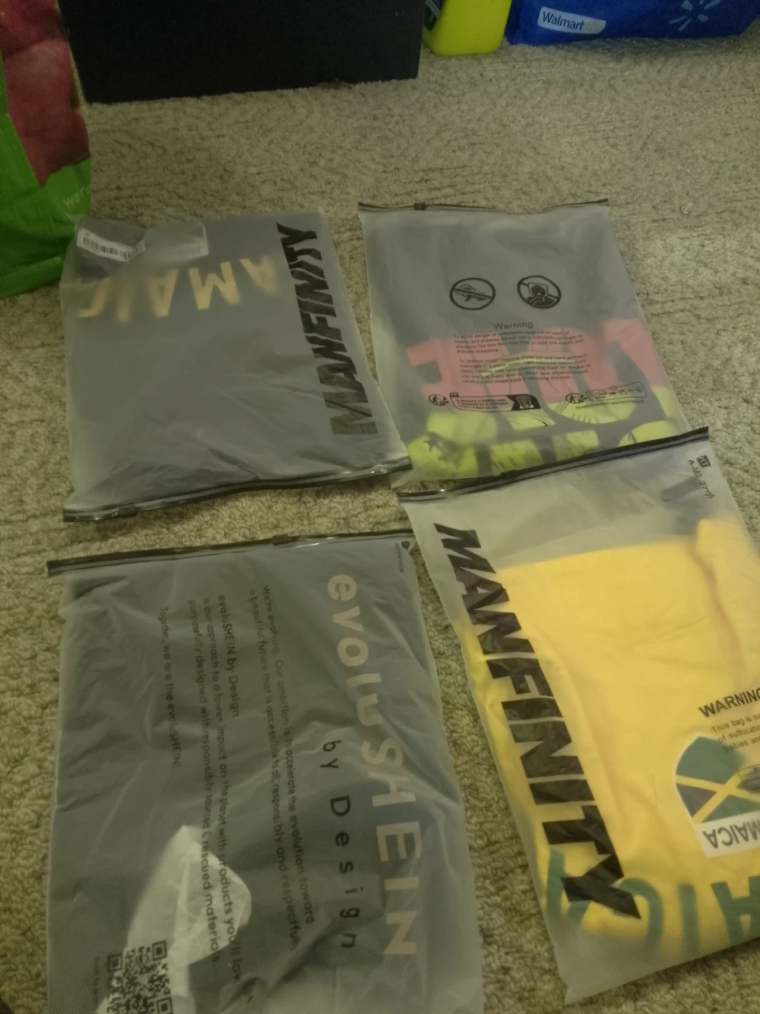 Four Manfinity Graphic T-Shirts