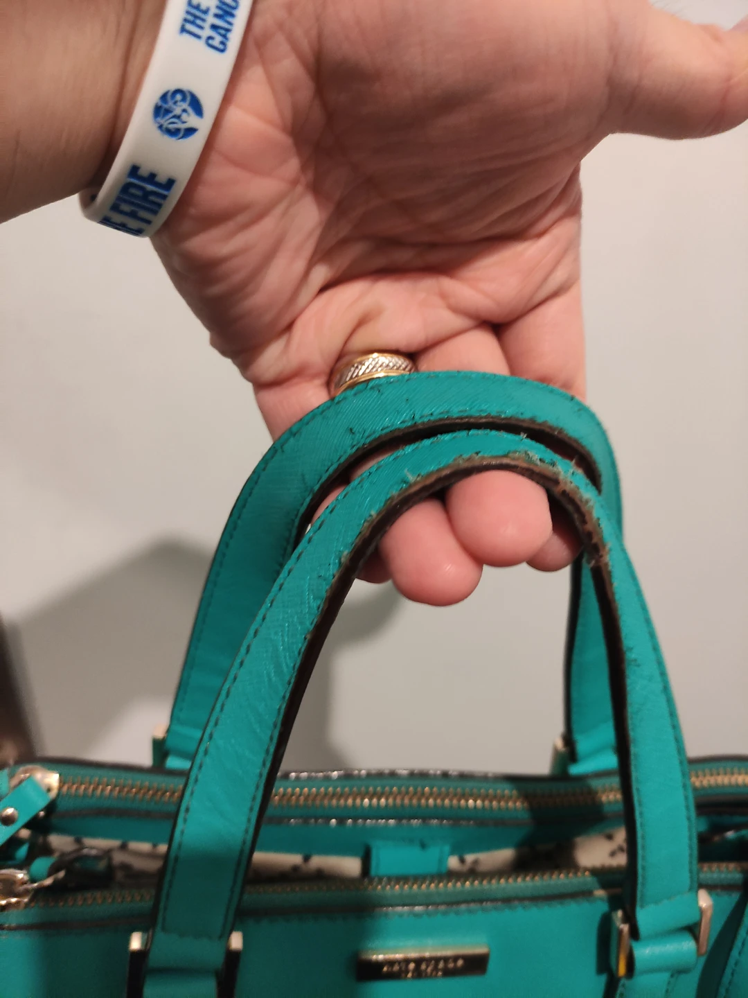 Kate Spade Teal Handbag 🏈 - photo 3