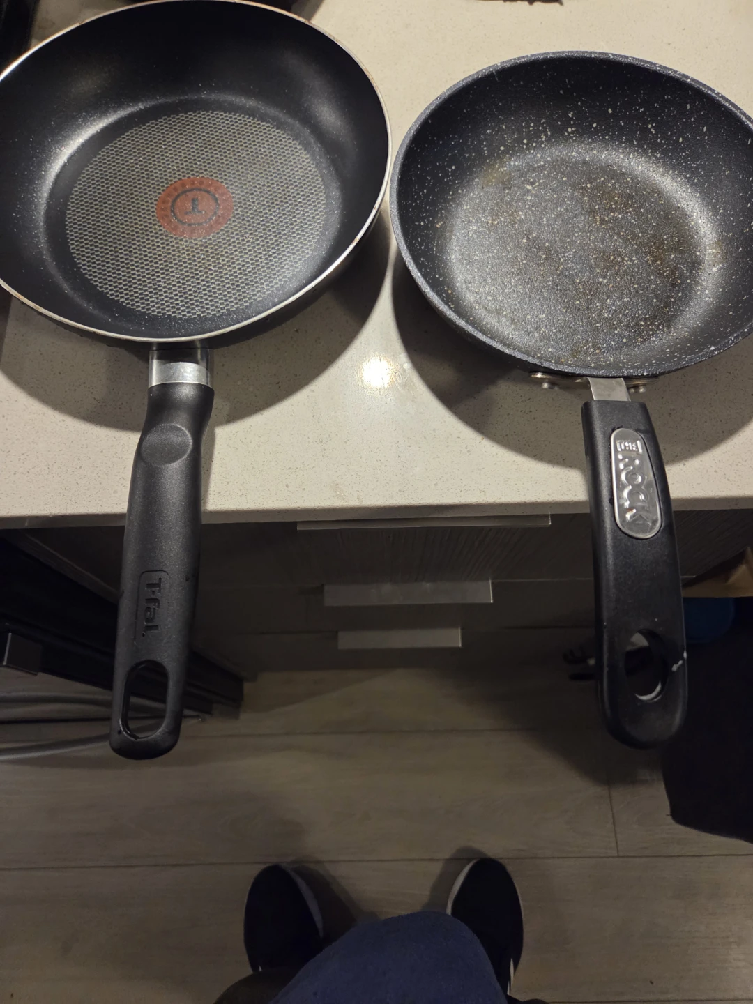 T-fal and The Rock Frying Pans