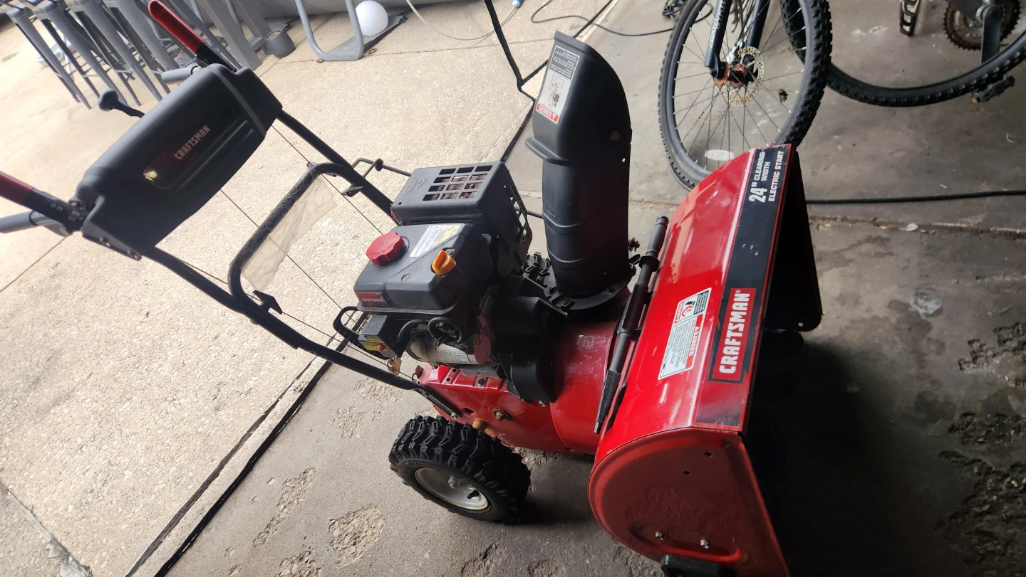 Craftsman 24 inch Electric Start Snowblower