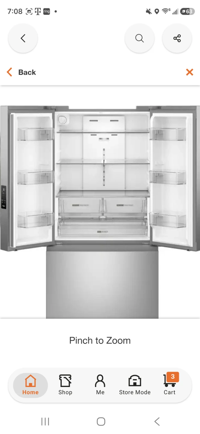New Whirlpool 31 cu. ft. French Door Refrigerator - photo 3