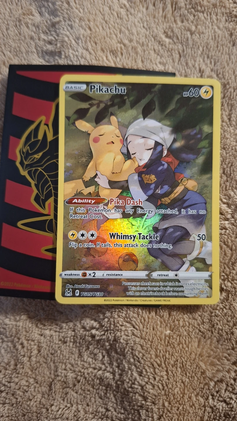 Pikachu TG05/TG30 Holo Pokémon Trading Card