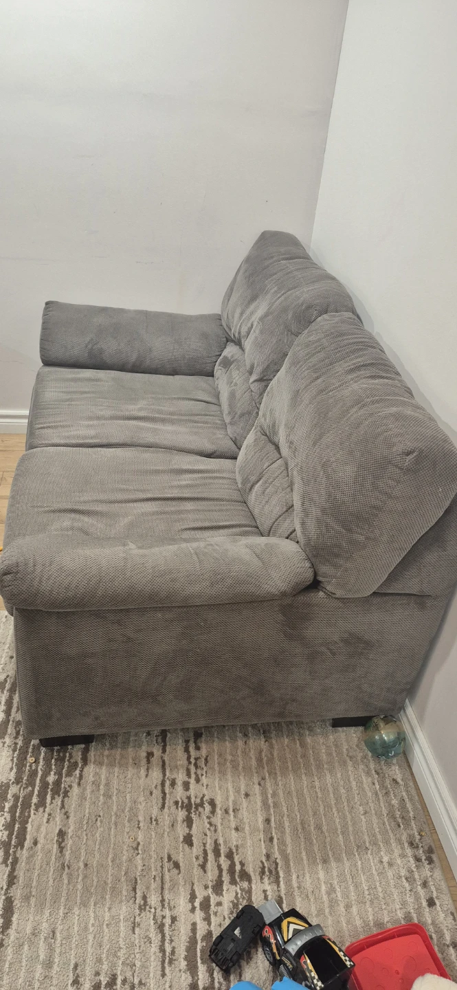 Grey Two-Seater Sofa - photo 3