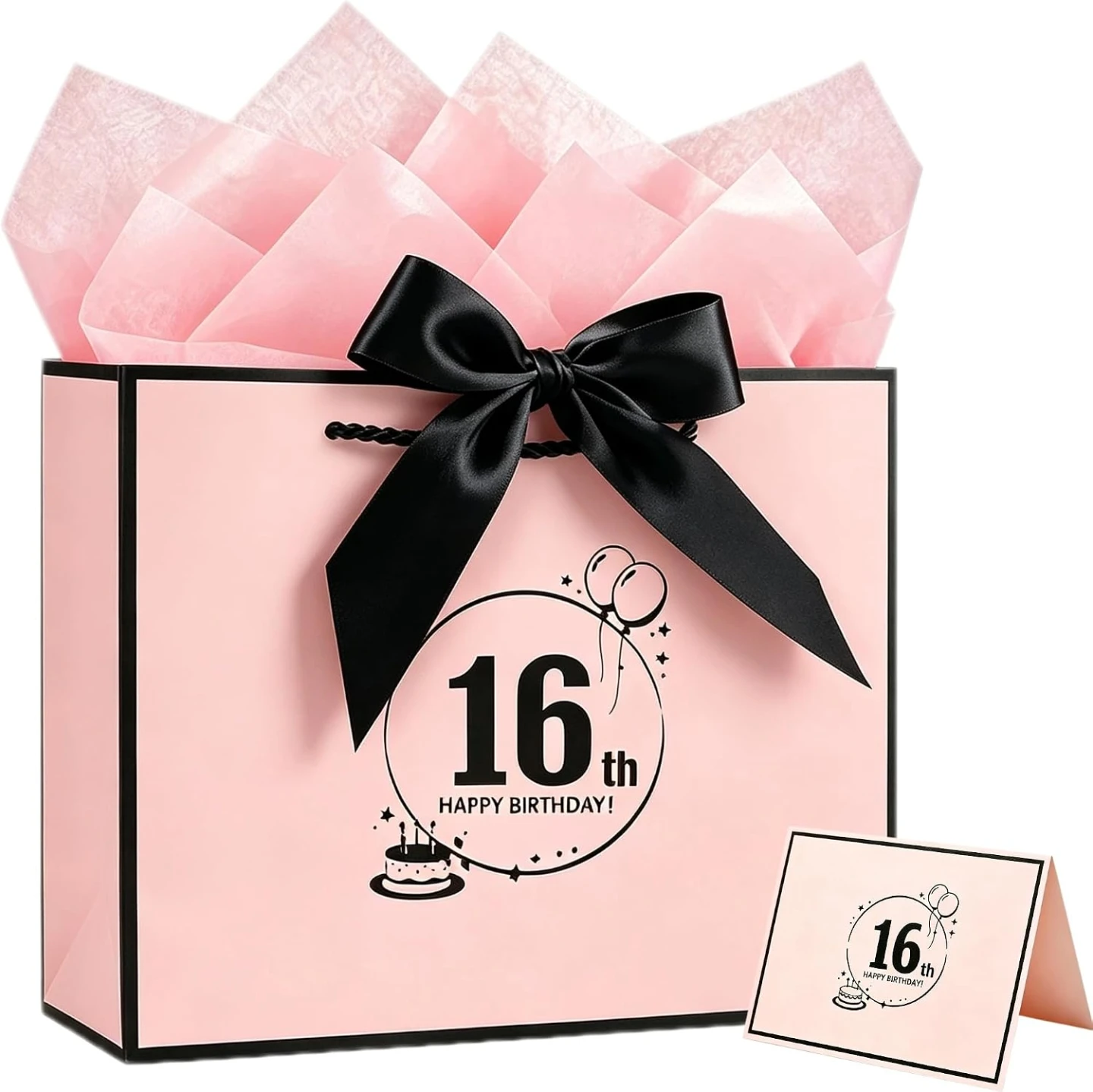 16th Birthday Gift Bag Set
