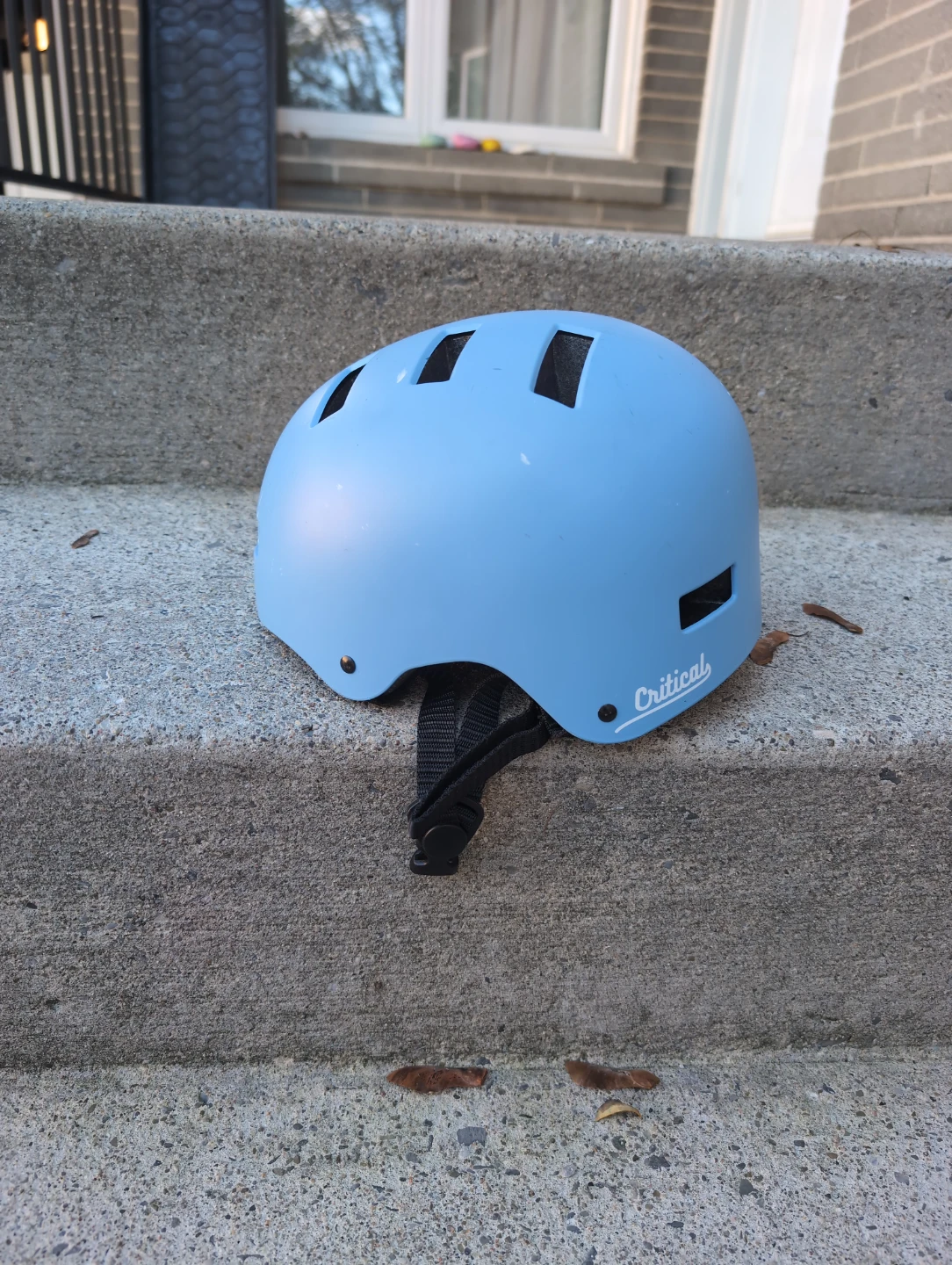 Critical Cycles Light Blue Helmet